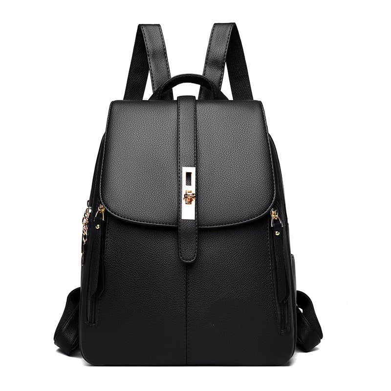 Women PU Leather Backpack Fashion Shoulder Bag for Travel
