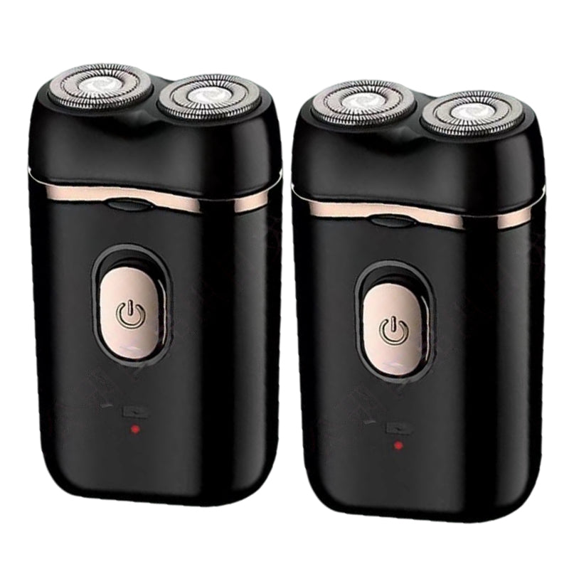 Portable Dual-Head Electric Shaver