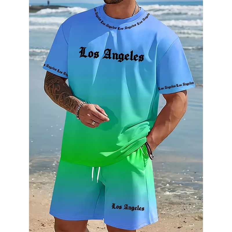 π LIMITED TIME 50% OFF! π₯ Men's Summer Casual Printed 2-Piece Set β 82K+ Sold! Eye-Catching Gradient Design & Premium Comfort Fabric π―