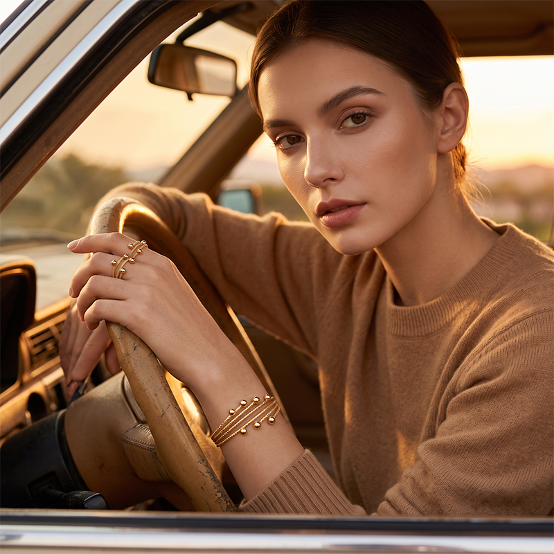 ๐ 2026 Sale โ Over 68,000 Sold! ๐ Sparkle Wrap Bracelet Set for Women โ Layered Shine Design โจ