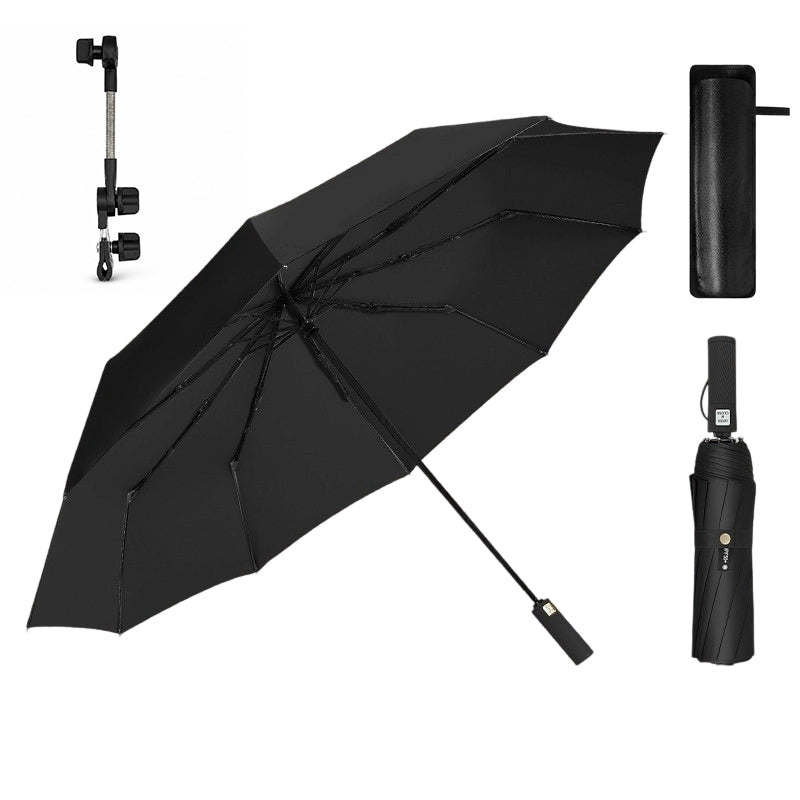 ☂️ Large Automatic Sun & Rain Umbrella – 125cm Extra Large Canopy, UV-Resistant & Quick-Dry 🌧️