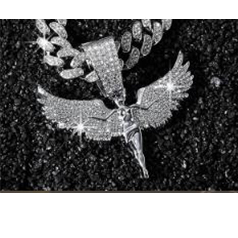 📢📢40% OFF !! ⏰Men's Sprakling Rhinestone Pendant Necklace