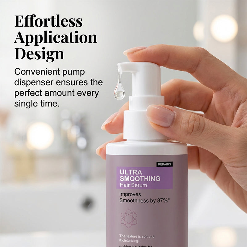 💇♀️ Ultra Smoothing Hair Serum for Dry & Frizzy Hair – 37% Improved Smoothness, Deep Hydration & Advanced Cuticle Repair – 100ml ✨