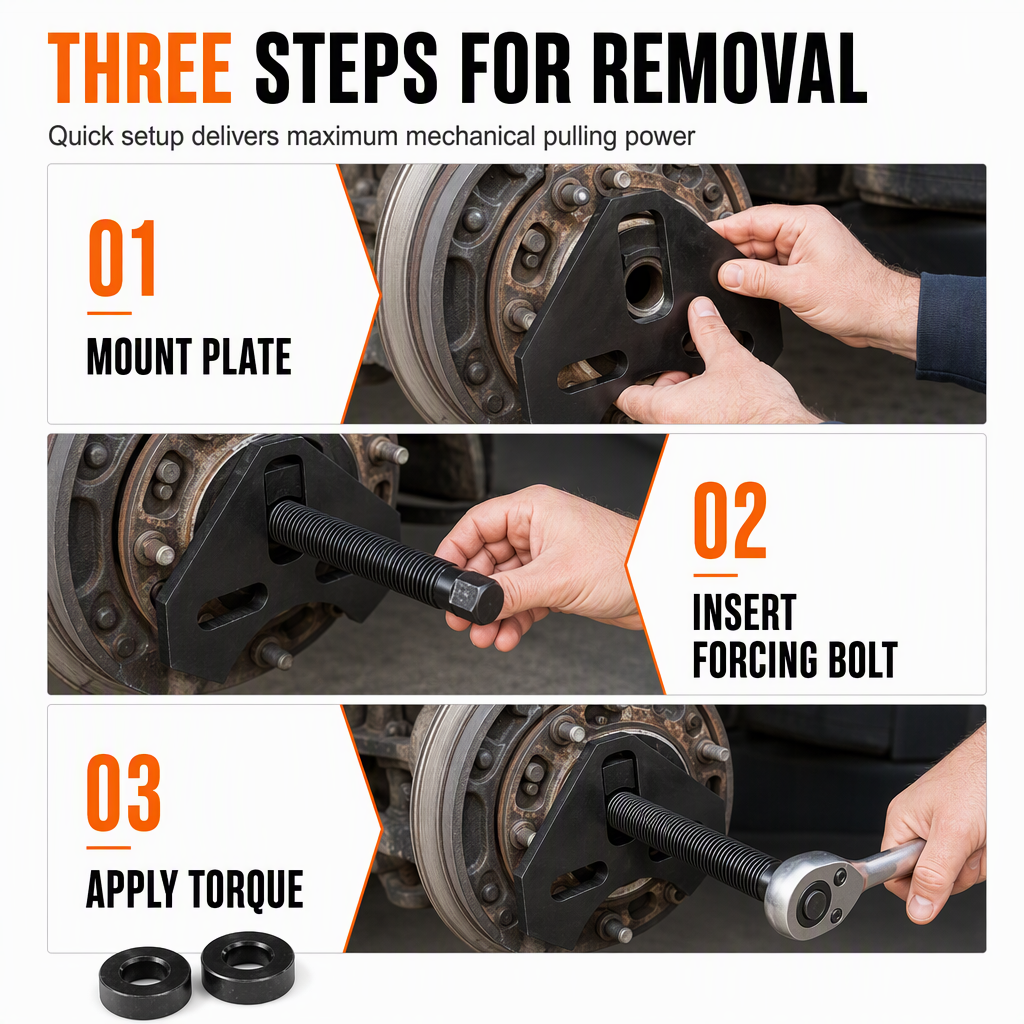 🛠️40100 Wheel Hub Removal Tool Kit for Cars and Trucks