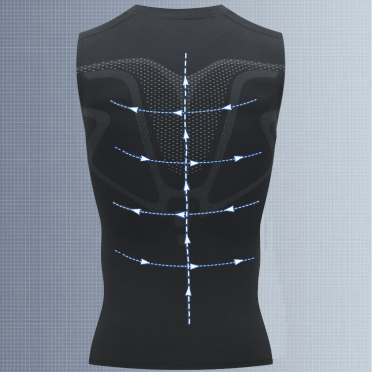 🔥 50% OFF NOW! 💪 Ionic Shaping Vest – Compression & Cooling – Body Contouring & Sleeveless – Invisible Under Clothes 🕶️