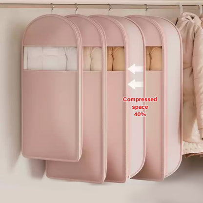 ⏰LAST DAY PROMOTION-50% OFF❤️‍🔥Space Saving Hanging Garment Bag with Self Compression Zipper