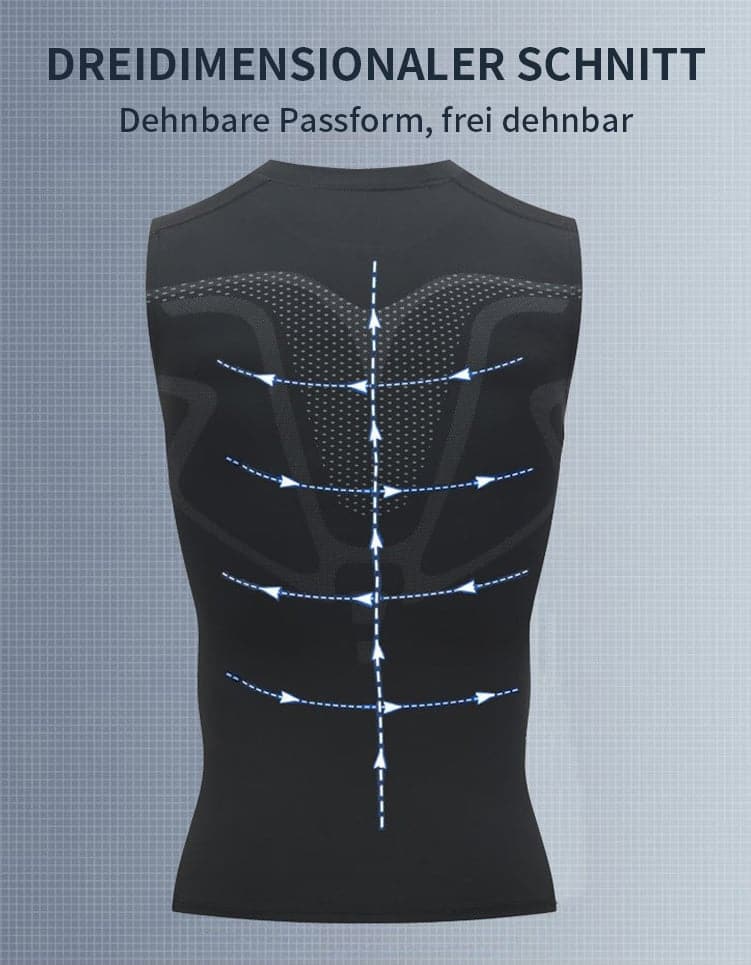 🔥 50% OFF NOW! 💪 Ionic Shaping Vest – Compression & Cooling – Body Contouring & Sleeveless – Invisible Under Clothes 🕶️