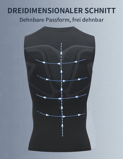 🔥 50% OFF NOW! 💪 Ionic Shaping Vest – Compression & Cooling – Body Contouring & Sleeveless – Invisible Under Clothes 🕶️