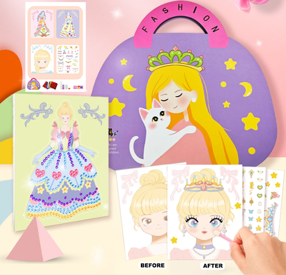 💅Fantasy 3-in-1 Princess Dress Up & Make Up Game Set💝 - Buy 2 Free Shipping