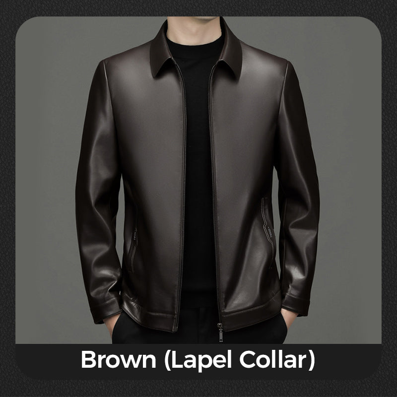 ⏳Limited-time 50% off⏰Men's Classic Leather Jacket🧥