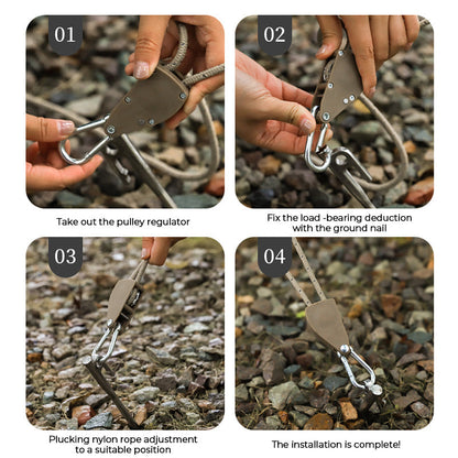 🏕️ Ultralight Camping Essential | Adjustable Fix Rope 2026 ⚡【New -50%】
