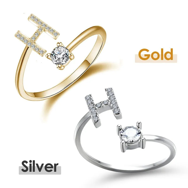 💍 50% OFF NOW! ❤️ Love Initial Ring – Personalized, adjustable & perfect as a meaningful gift for yourself or a loved one ✨