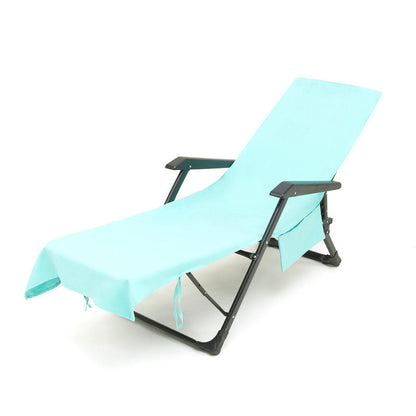 💎 50% OFF! 💎 Sun Lounger Towel with Pockets & Carry Bag – Quick-Dry, Ultra-Absorbent & Wind-Secure Fit 🏖️🧺