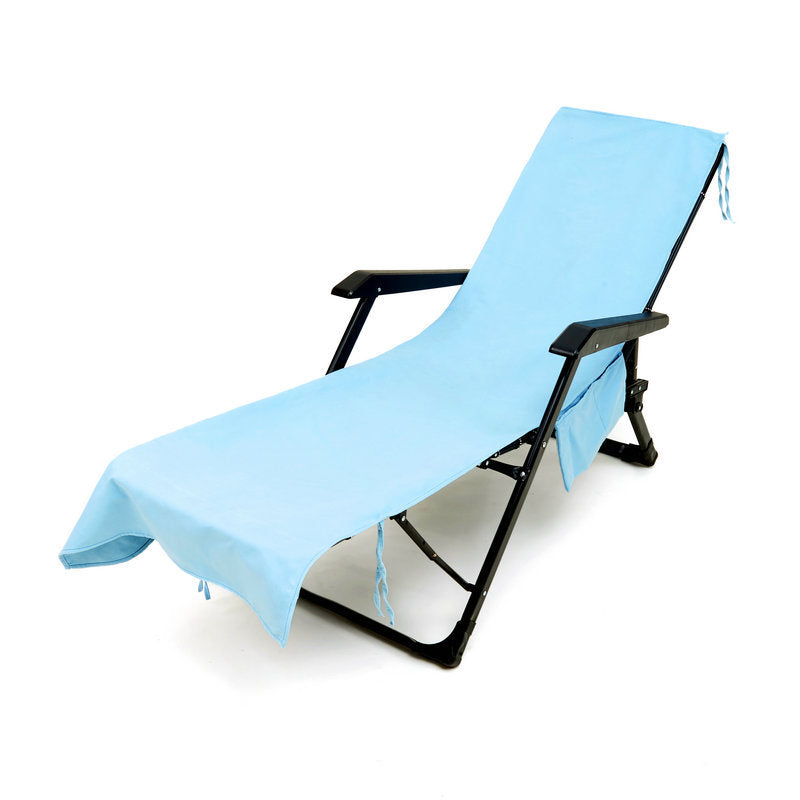 💎 50% OFF! 💎 Sun Lounger Towel with Pockets & Carry Bag – Quick-Dry, Ultra-Absorbent & Wind-Secure Fit 🏖️🧺