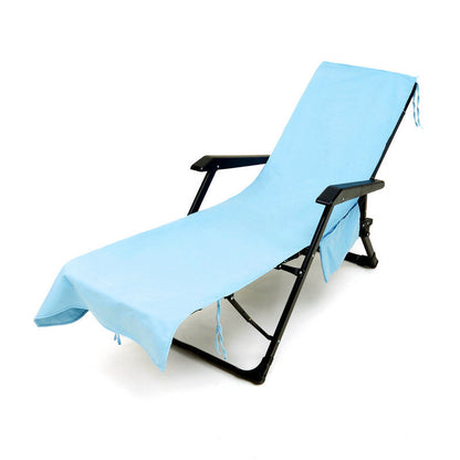 💎 50% OFF! 💎 Sun Lounger Towel with Pockets & Carry Bag – Quick-Dry, Ultra-Absorbent & Wind-Secure Fit 🏖️🧺