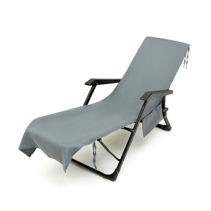 💎 50% OFF! 💎 Sun Lounger Towel with Pockets & Carry Bag – Quick-Dry, Ultra-Absorbent & Wind-Secure Fit 🏖️🧺