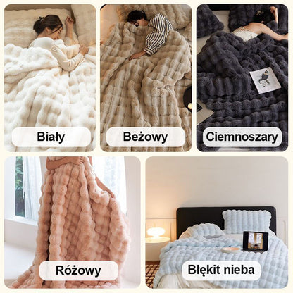 Luxury Double-Sided Rabbit Wool Blanket