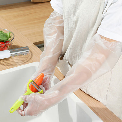🧪 Chemical Safety 2026 | Disposable Long Gloves | Full Protection & Durable 🛡️【50% OFF】
