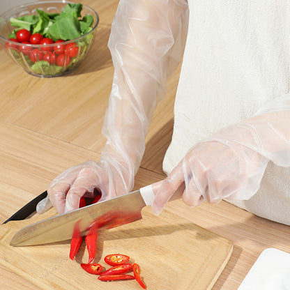 🧪 Chemical Safety 2026 | Disposable Long Gloves | Full Protection & Durable 🛡️【50% OFF】