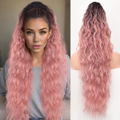 🔥Last Day Sale 50% OFF⏰💥Curly Wavy Frizzy Hair Extension with Ponytail🎁