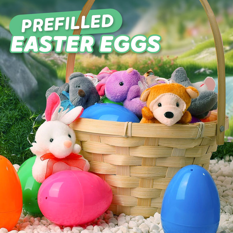 🎁Easter Hot Sale 50% OFF🎁Pre-filled Easter Eggs with Stuffed Animal Toys