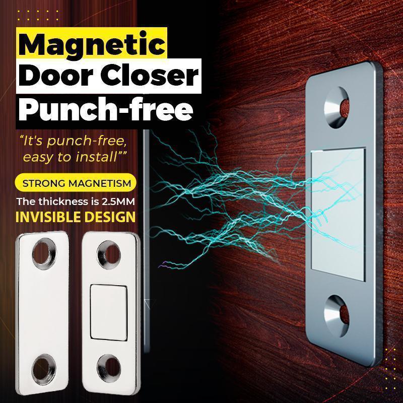 ✨Magnetic Door Closer Without Perforations