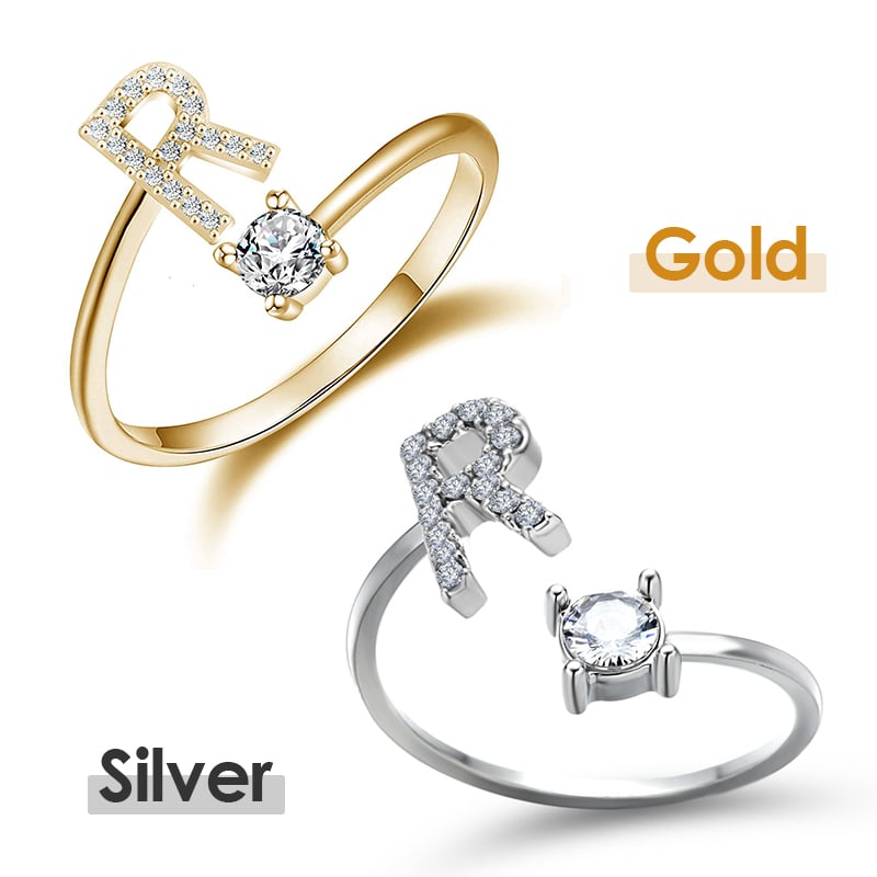 💍 50% OFF NOW! ❤️ Love Initial Ring – Personalized, adjustable & perfect as a meaningful gift for yourself or a loved one ✨