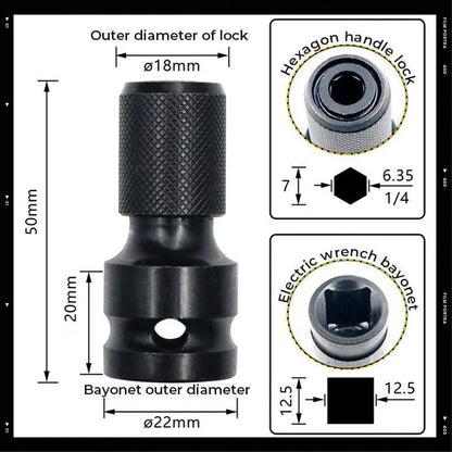📢📢BUY 1 GET 1 FREE !! ⏰ 1/4" Hex Shank Socket Converter