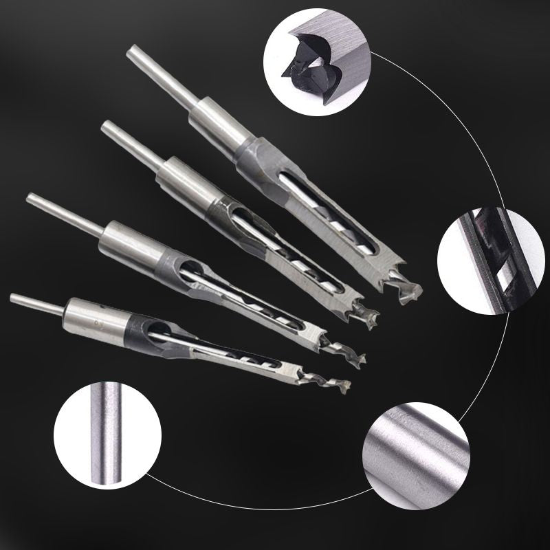 🔥2025 HOT SALE🔥Woodworking Square Hole Drill Bits