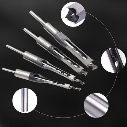 🔥2025 HOT SALE🔥Woodworking Square Hole Drill Bits