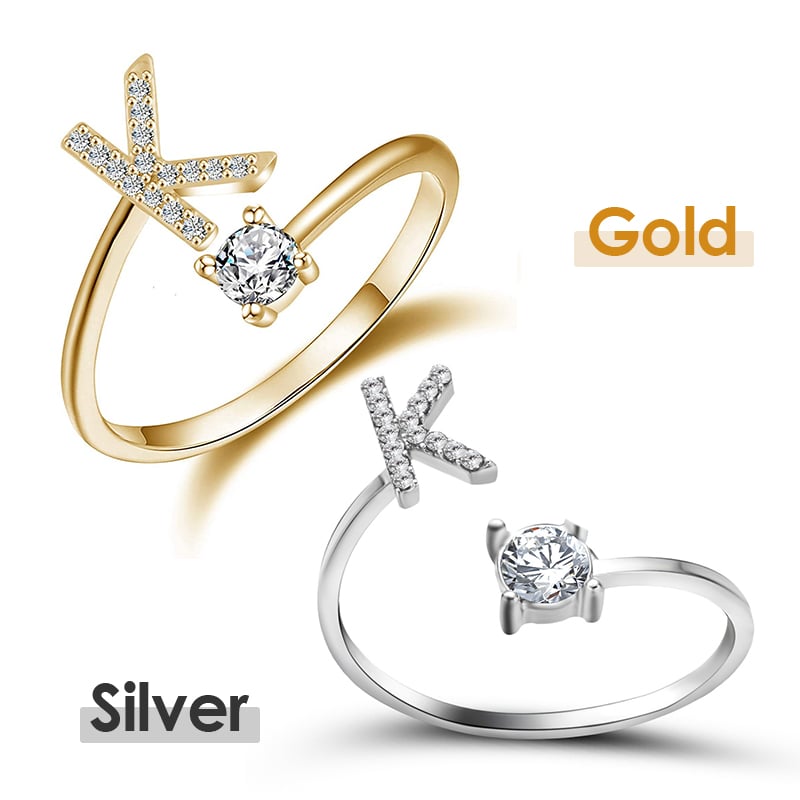 💍 50% OFF NOW! ❤️ Love Initial Ring – Personalized, adjustable & perfect as a meaningful gift for yourself or a loved one ✨