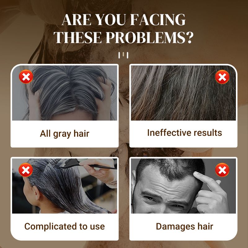 ❤️‍🔥Hot Sale 49% OFF✨Long Lasting Natural Hair Dye Shampoo