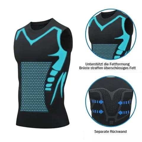 🔥 50% OFF NOW! 💪 Ionic Shaping Vest – Compression & Cooling – Body Contouring & Sleeveless – Invisible Under Clothes 🕶️