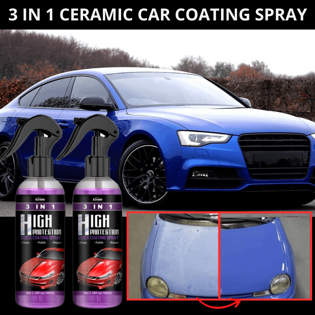 🔥Buy 2 Get 1 Free✨ 3 in 1 High Protection Quick Car Coating Spray