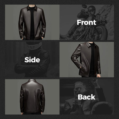 ⏳Limited-time 50% off⏰Men's Classic Leather Jacket🧥