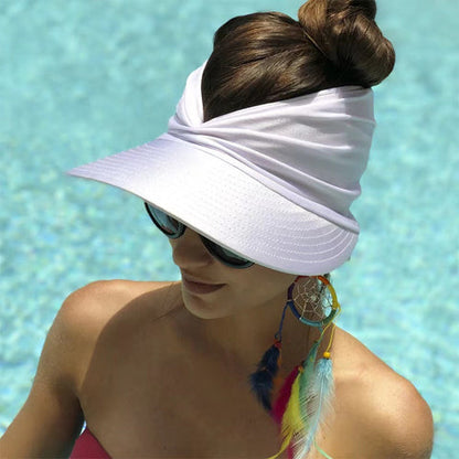 👒 50% OFF NOW! ☀️ Summer Solid Color Sun Hat – Soft Fabric, Wide Brim & Elastic Fit for Beach, Garden & Sunny Days 🏖️