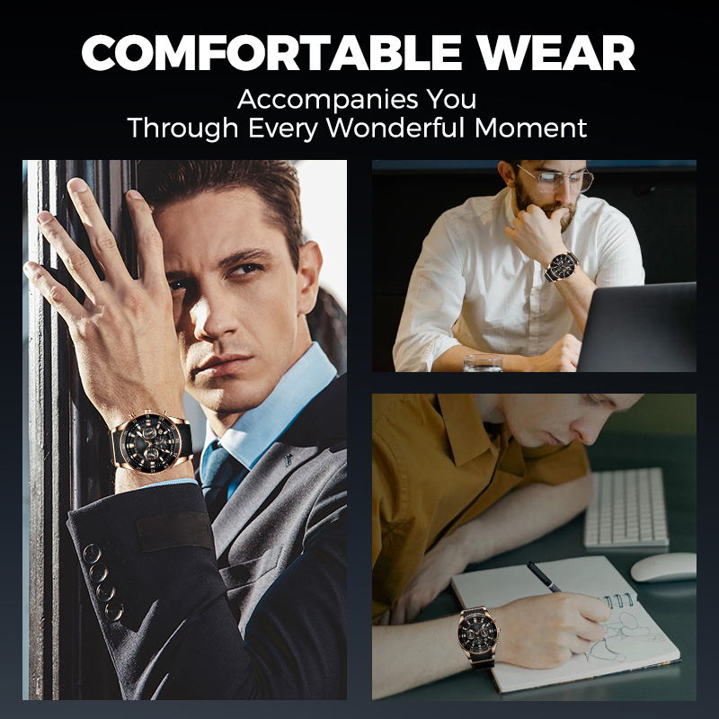 ⏳Limited-time 50% off⏰Men’s Waterproof Multifunctional Quartz Watch⌚