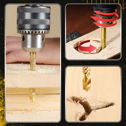 🔩 BUY 2 GET 1 FREE! ⚙️ Twist Drill Bit Set (6 Pcs) – High-Speed Steel, Titanium-Coated & Multi-Material Ready