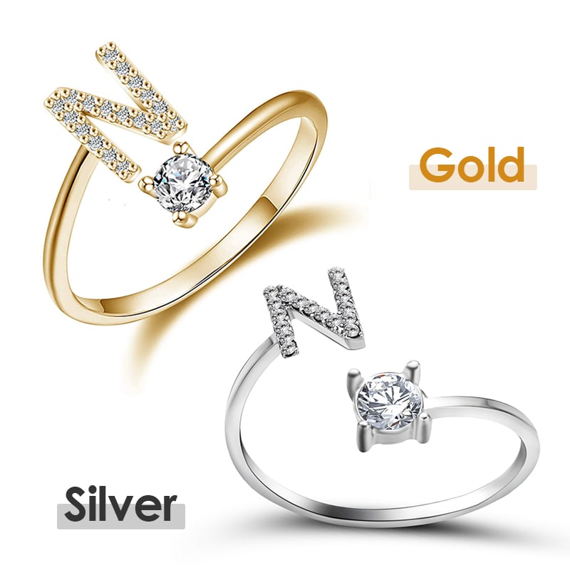 💍 50% OFF NOW! ❤️ Love Initial Ring – Personalized, adjustable & perfect as a meaningful gift for yourself or a loved one ✨