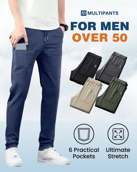 🔥 51% OFF! 🥰 MultiPants – High-Stretch, Multi-Pocket Durable Cargo Pants | Built for Movement & Everyday Utility 🎒
