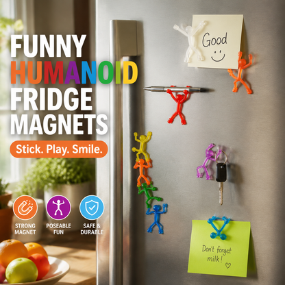 ✨ Magnetic Creative Figures – Strong joints, stress-relief & versatile – Perfect for fridge, desk or display 🧩