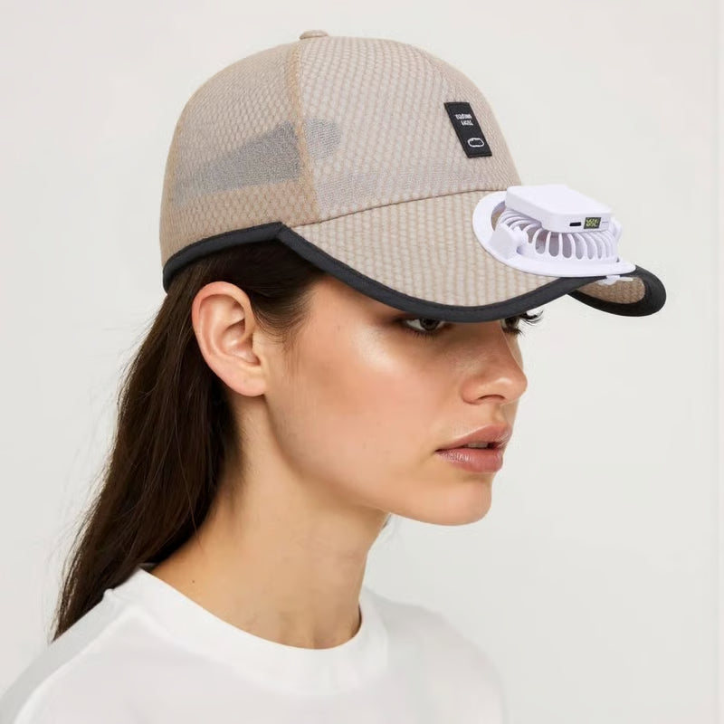 🔥 Hot sale 50% OFF🔥Breathable Baseball Cap with Solar Fan