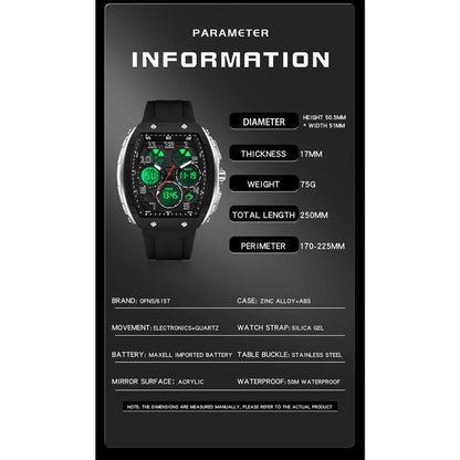 🎁Men's Sporty Luminous Digital Automatic Watch