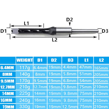 🔥2025 HOT SALE🔥Woodworking Square Hole Drill Bits