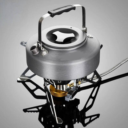 ⏰Camping Gas Burner – 5800W, Piezo Ignition, Windproof 🔥