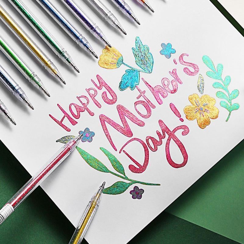 ✨ 50% OFF NOW! 🎁 Glitter Gel Pen Set – Smooth Writing, 10 Colors & Quick-Dry Ink 🎨