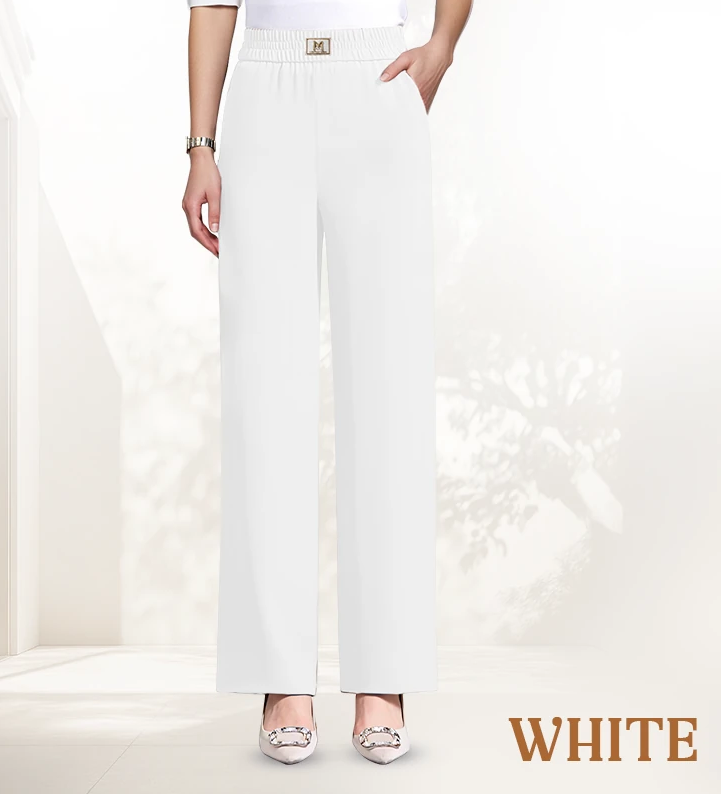👖 LIMITED-TIME 46% OFF! ✨ High Rise Pull-On Stretch Pants – Soft, Elastic Waist, Everyday Elegance 🌟