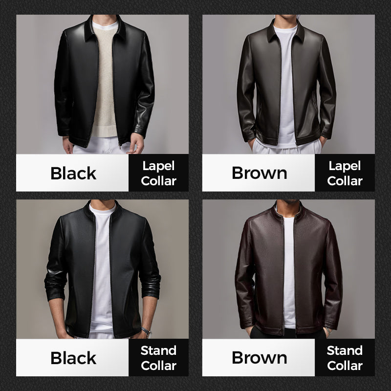 ⏳Limited-time 50% off⏰Men's Classic Leather Jacket🧥