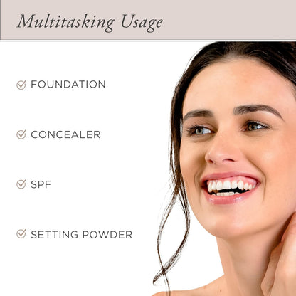 💜LAST DAY -BUY 1 GET 1 FREE⚡50K+ SOLD✨Glorious Skin Powder Foundation