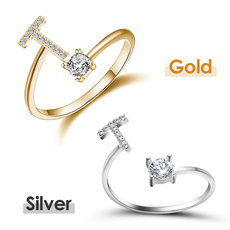 💍 50% OFF NOW! ❤️ Love Initial Ring – Personalized, adjustable & perfect as a meaningful gift for yourself or a loved one ✨